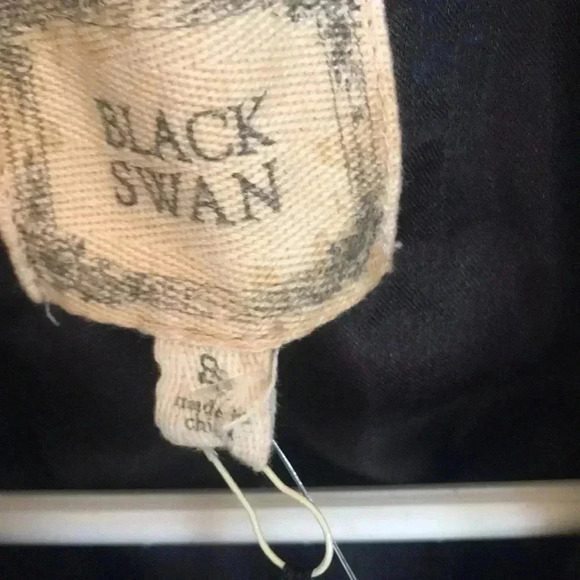 Black swan small pea coat with nautical buttons - Picture 2 of 5